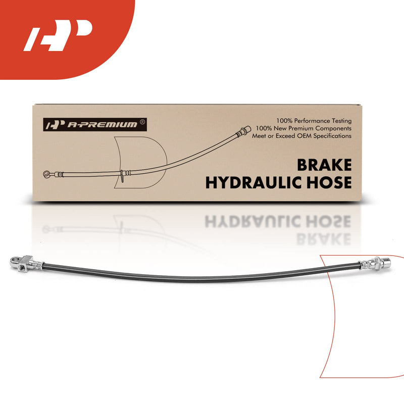 A-Premium Rear Center Brake Hydraulic Hose Compatible with Select Chevy and GMC Models - Silverado 1500/2500/3500/1500 HD/2500 HD/1500 HD Classic/2500 HD Classic, Sierra 1500/2500/3500/1500 HD/2500 HD