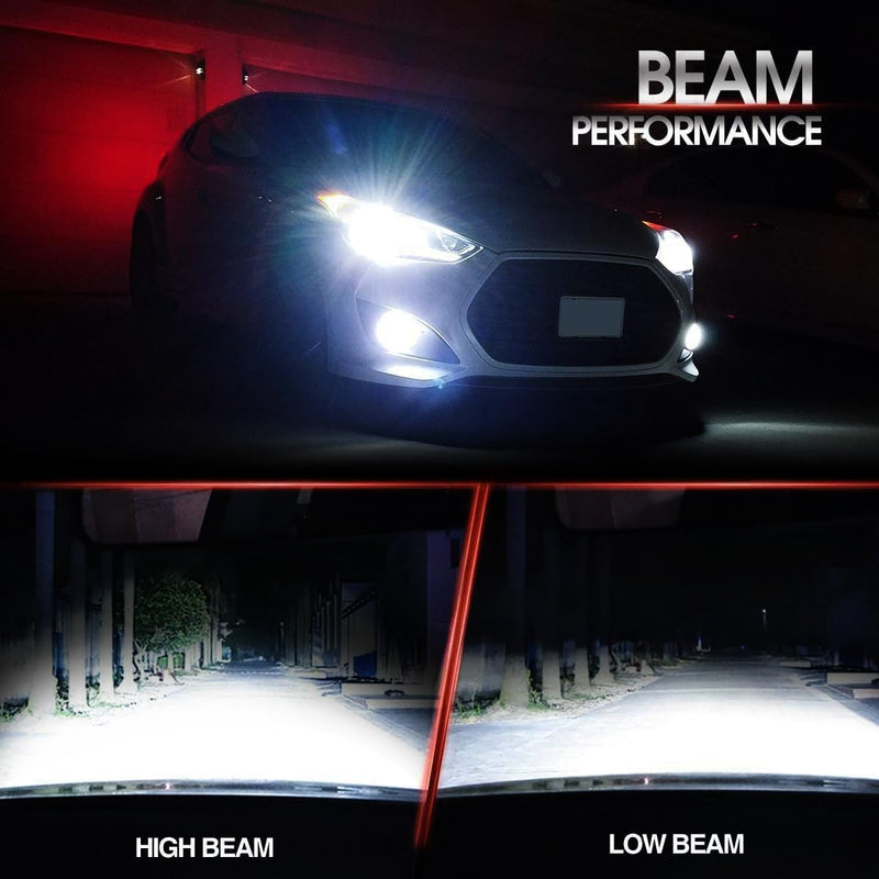 Torchbeam D3S HID Bulbs, 6000K Cool White, High/Low Beam, Xenon Bulbs with Metal Stents Base, for 12V Car, Pack of 2 ‎Cool White D3S 6000K