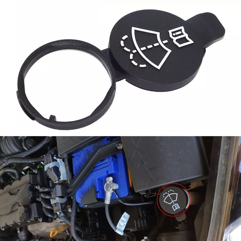 Windshield Wiper Washer Fluid Reservoir Tank Bottle Cap Cover For Chevrolet，For Buick, For Cadillac, For GMC，For Chevrolet part of the model BLACK 1