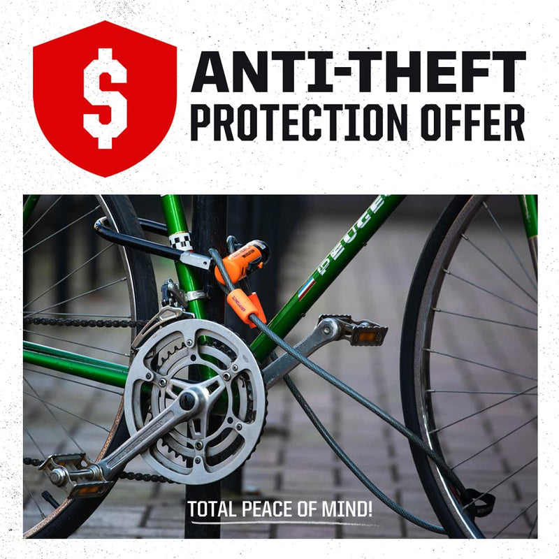 Kryptonite Keeper Alarm Disc Lock, Heavy Duty Anti-Theft Motorcycle Disc Break Lock Waterproof 100db Alarm, 5.5mm Pin Powersport Disc Break Lock for Motorbikes Scooters | bike-locks