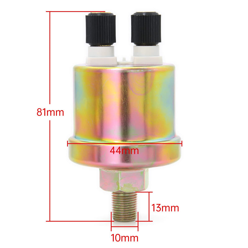 ARTILAURA 1/8NPT 0-150PSI Oil Pressure Sensor and 1/8NPT Water Temperature Sender Sending Unit