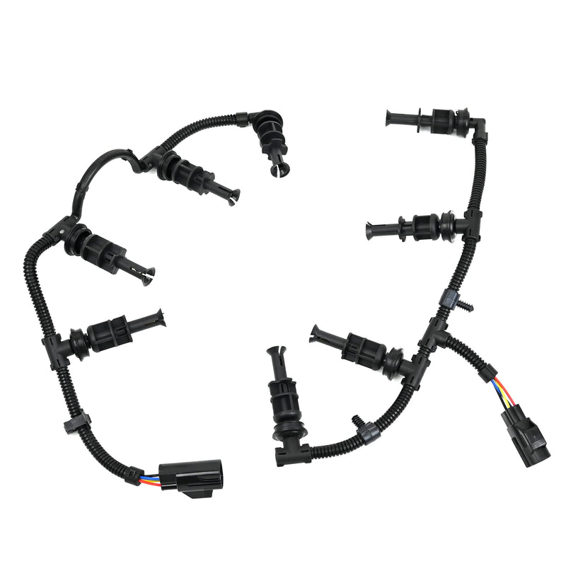 Michigan Motorsports Diesel Glow Plug Harness Fits 2008-2010 Ford 6.4L 6.4 Powerstroke Qty-2 (Replaces 8C3Z-12A690-BA, 8C3Z-12A690-AA, 1876293C1 1876283C1)