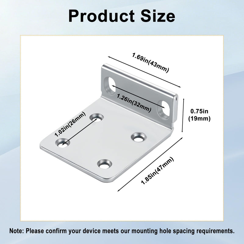 Rack Mount Kit for Ubiquiti Switch | 1U Rack Ears for Ubiquiti 16/24/48 Series Switches, Cabinets Accessories
