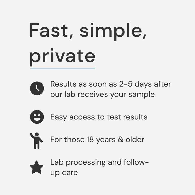 Simple HealthKit Colon Health FIT Home Test - At-Home Test for Colon Health - Free Follow-Up Care & Fast Lab Results