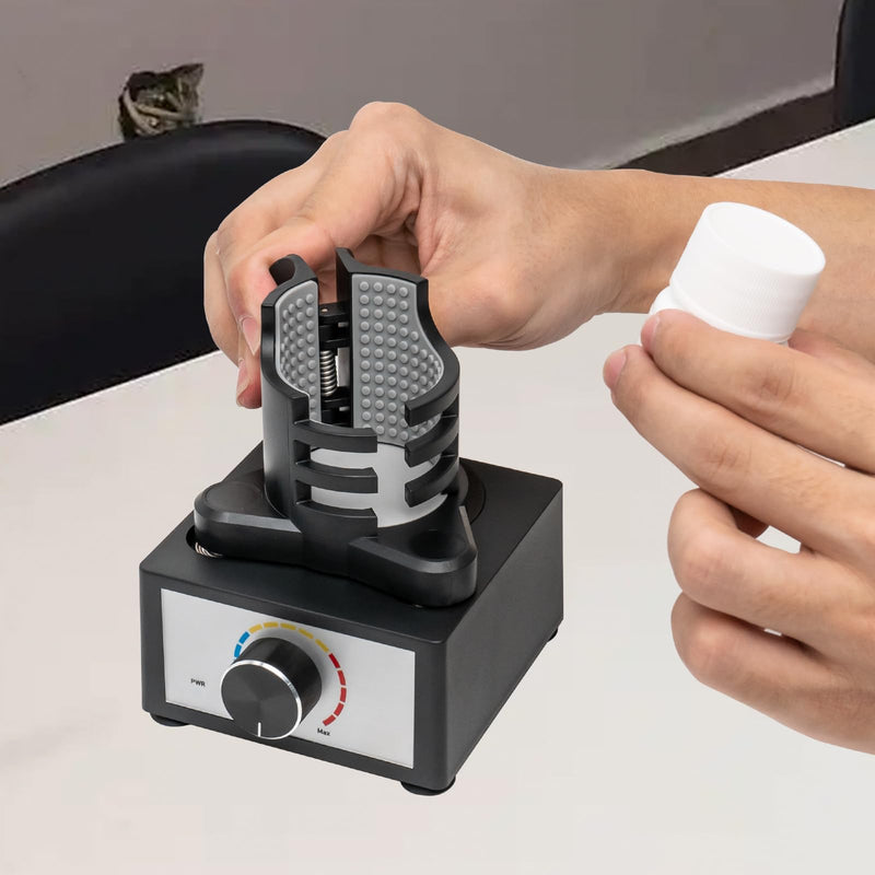 Hands-Free Model Paint Shaker,Mini Adjustable Speed Vortex Mixer Machine for Acrylic Paints,Tattoo Ink,Nail Polish,Eyelash Glue Adhesives,Pigment,Testing Tubes