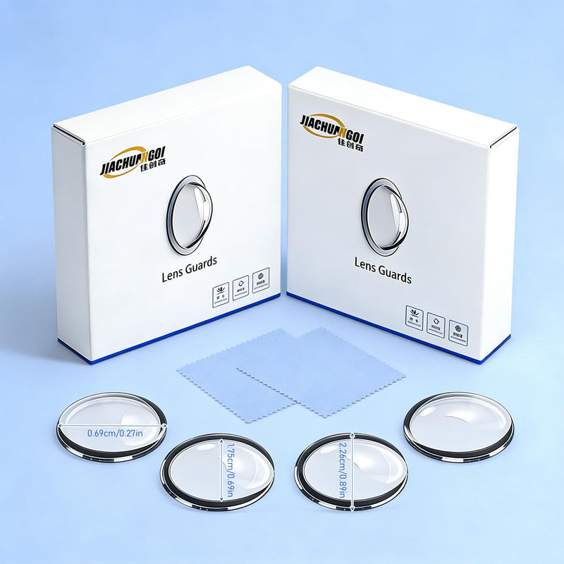 Car Camera Lens Protector, Car Backup Camera Protective Sticker, Clear High-Transparency Design, Anti-Rain Car Reversing Cameras Protection for Clear Vision Simple Adhesive Installation (2Boxes-4PCS)