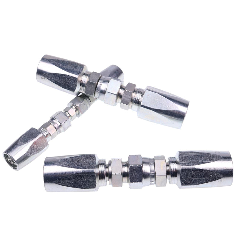 FridayParts Hydraulic Hose Field Repair Kit 1/4", 3/8", 1/2" ID for 2-Wire Hydraulic Hoses