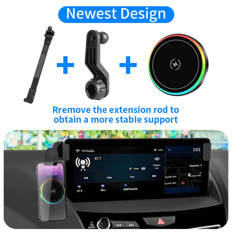 Car Magnetic Phone Mount for Acura RDX 2019 2020 2021 2022 2023 2024 2025 2026 Auto Interior Accessories Best Cellphone Holder Fast 15W Wireless Charger Cell Phones Charging Screen Stand