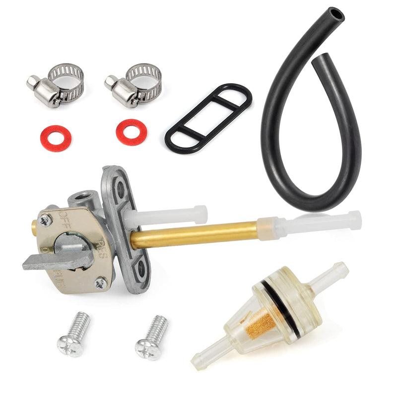 Fuel Valve Petcock Kit For Yamaha Big Bear 350 1987-1999 Kodiak 400 4WD 1993-1999 YZ125X 2020-2022 YZ250X 2016-2022