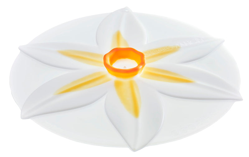 Charles Viancin Silicone Lids - Daffodil Silicone Bowl Covers/Airtight Pan Lid (9 Inch) 9 Inch