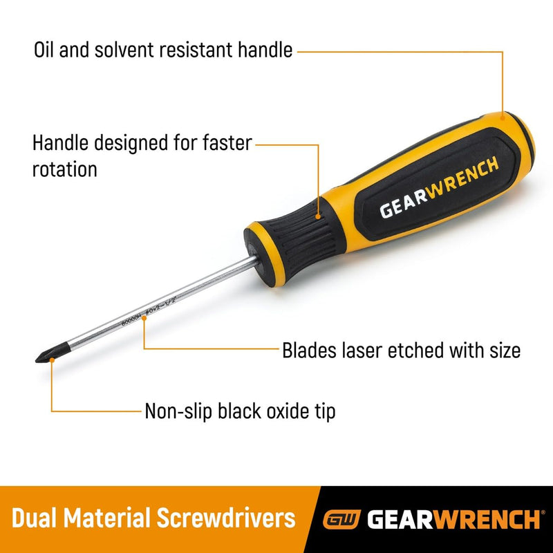 GEARWRENCH 7 Pc. Torx Dual Material Screwdriver Set - 80071H