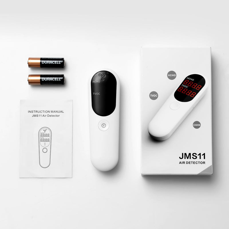 Air Quality Monitor,Indoor Formaldehyde Detector, TVOC Tester for Indoor Air Pollution Detection - Confined Space Test Air Quality for Home,Office and Various Occasion Black