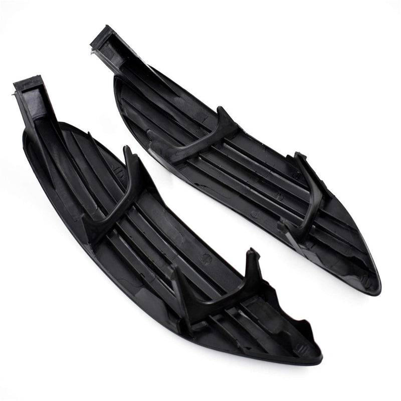 munirater 2-Pack Front Bumper Fog Light Cover Grilles Replacement for 2005-2008 Corolla Left and Right Side 52128-02200 52127-02170