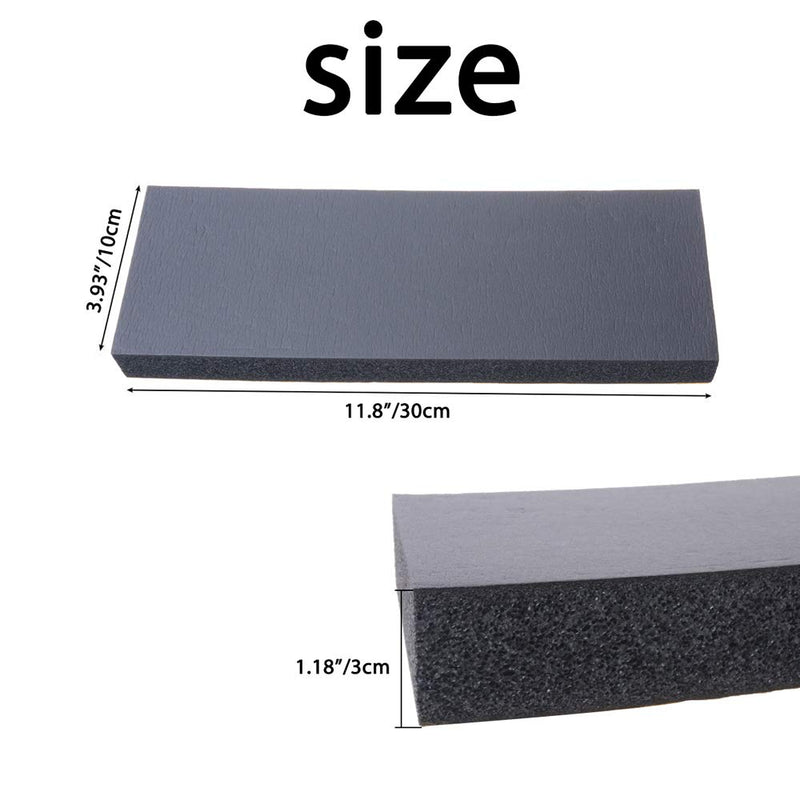 Garage Wall Protector, 4 Pack Garage Car Door Protector Bumper Guard for Car Doors Anti-Collision Self Adhesive EVA Foam for Warehouse Parking Assist Black 4 Pack 11.8"x3.9"x1.2"
