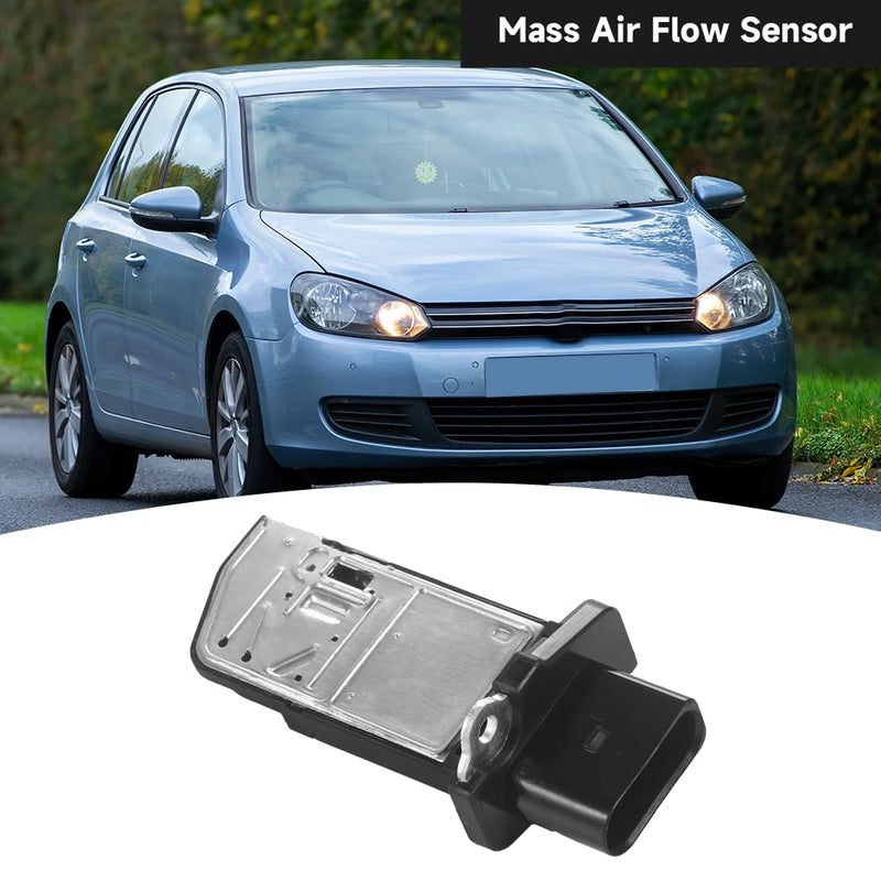 Mass Air Flow Sensor - MAF Sensor - Compatible for Volkswagen Eos 2.0L A/T 2.0T - Replace Part MAF10144/AFH60M-27/06F906461A