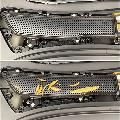 KEYOOG Fit for 2017-2020 Model 3 Air Intake Grille, ABS Plastic Air Vent Intake Air Flow Vent Protection Cover Inlet Cover, Protect Net Moth Leaves Insect Guard Grille Cover Fit 2017-2020