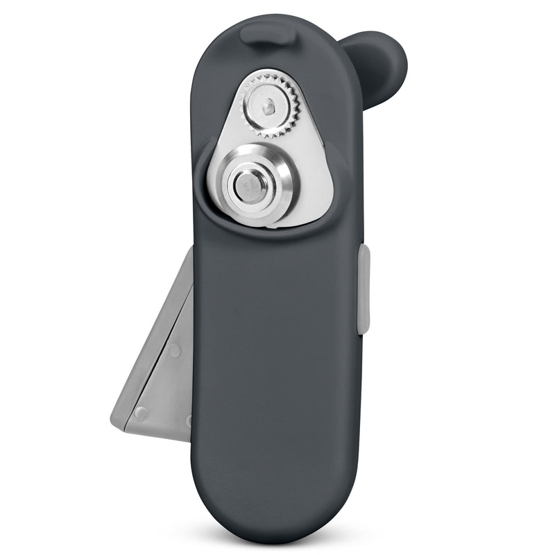Culinare MagiCan Auto Tin Opener, Grey, Plastic/Stainless Steel, One Hand Operated Manual Can Opener with Clamp