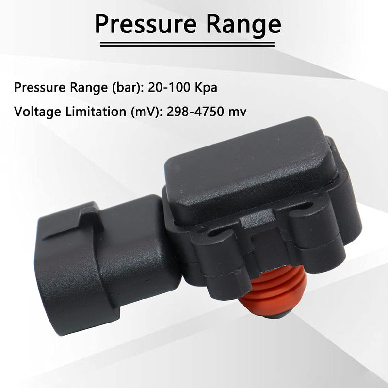 Manifold Absolute Pressure Map Sensor 213-796 12614973 16187556 Compatible with Chevy Chevrolet Buick Lesabre GMC GM Cadillac Saturn Oldsmobile Pontiac Bonneville Isuzu Saab 16249939 213-351