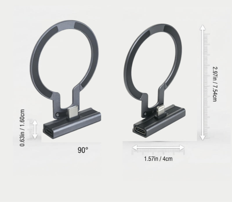 Lightning to USB-C Charge Sync Adapter, High Universality Converter C C Compatible with Android