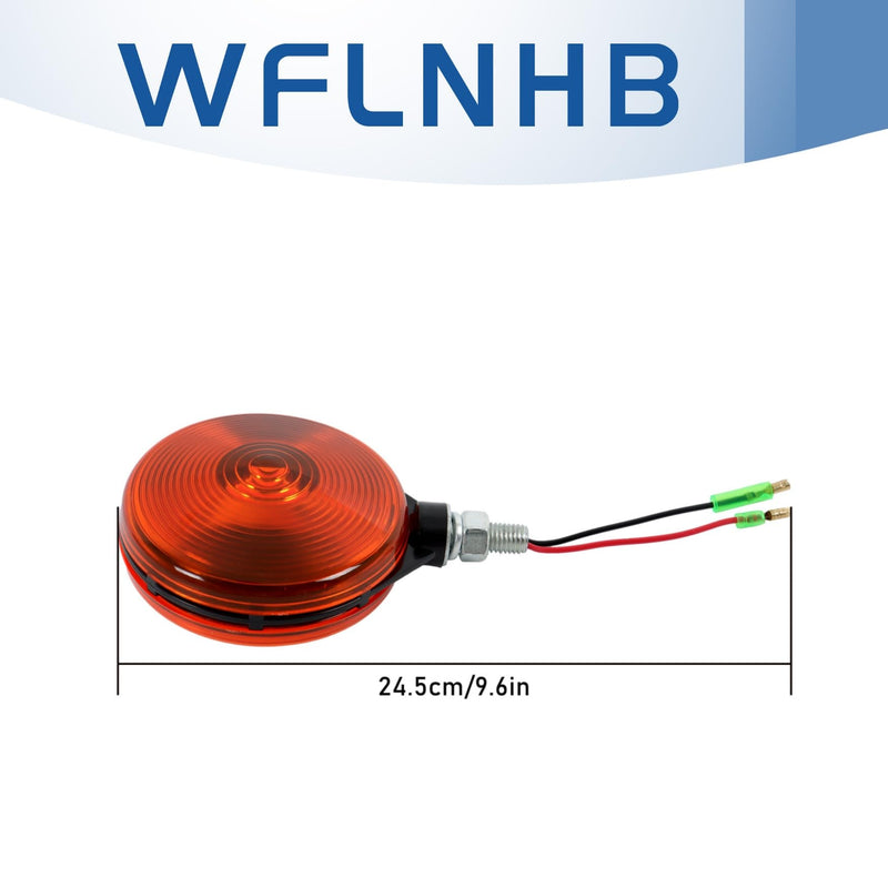 WFLNHB Tractor Amber Warning Light,Replacement for 3C081-75870 W9501-6600 New Hazard Light Replacement For Kubota Tractor B L M Series