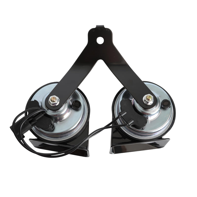 FL3Z-13832-C Horn Assembly with Bracket Fits for Ford F-150 5.0L 3.5L 2.7L 3.3L 3.0L 2015-2022,for Ford Expedition 3.5L 2018-2022,High & Low Dual Pitch Assembly FL3Z-13832-B FL3Z-13832-A