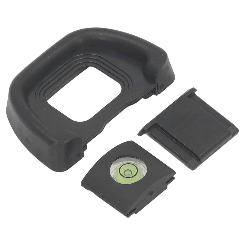 Gugxiom DK-31 Eyepiece Eyecup with Leveler and Hot Shoe Cover, ABS Viewfinder Eye Cup Replacement for DSLR Camera Accessories