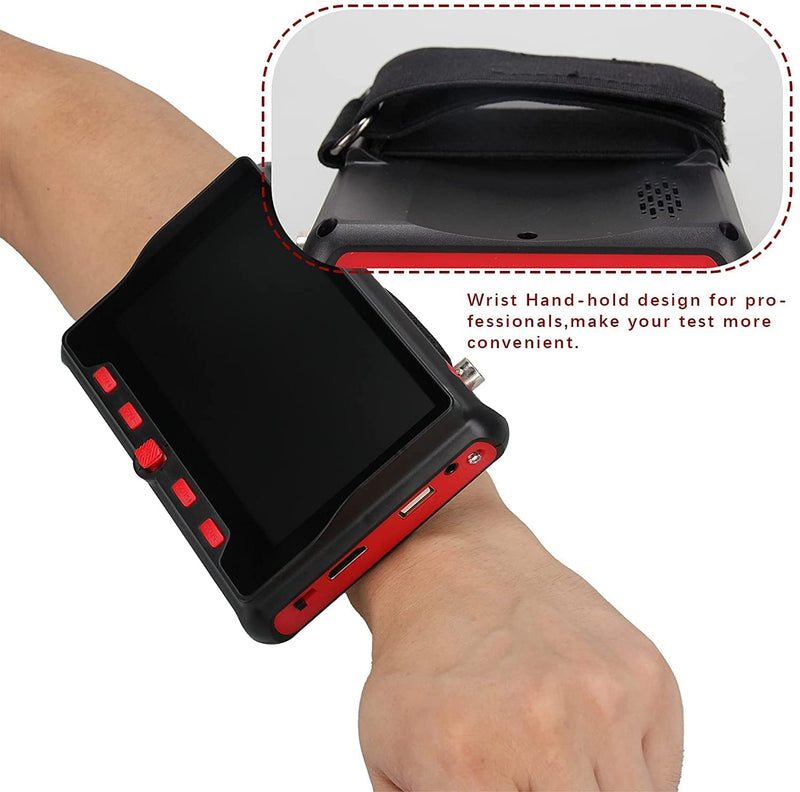 【Upgrade】 Portable Wrist CCTV Tester,5'' LCD Monitor,HDMI in &VGA in,Camera Debugging Helper