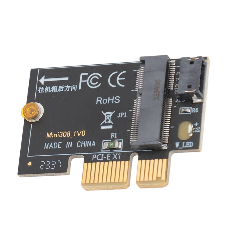 M.2 NGFF Key B M to PCIe X1 Adapter Card, .2 to PCI Adapter for Desktop Computer, SSD Expansion Card