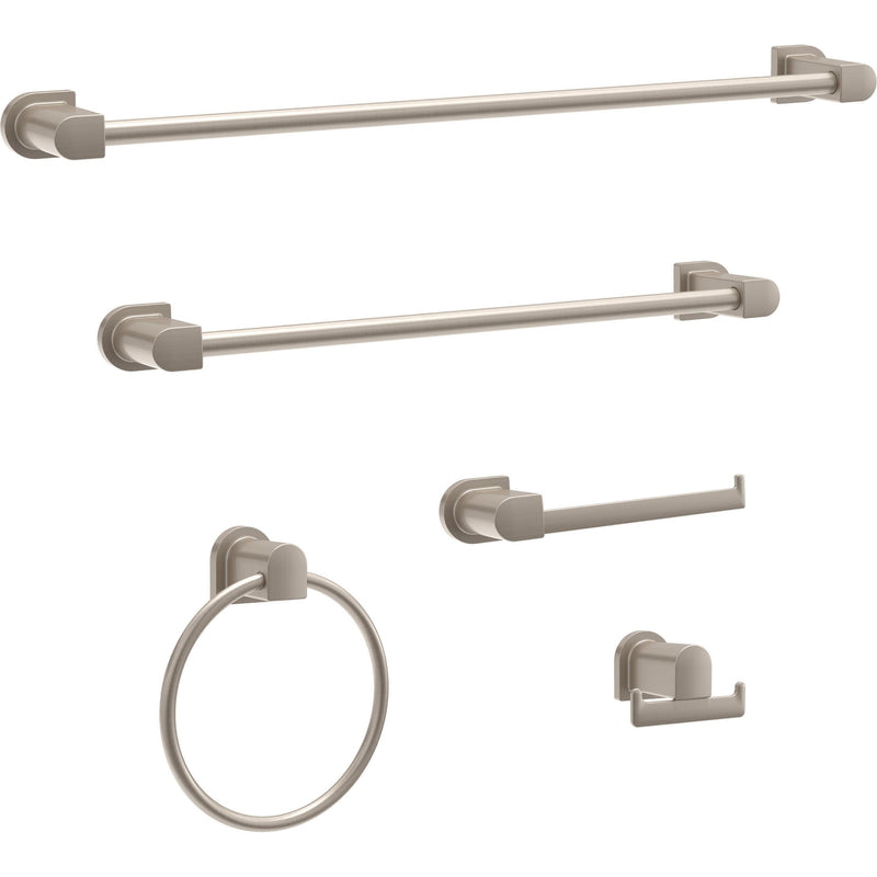 Peerless PA319-BN Xander Towel Ring, SpotShield Brushed Nickel