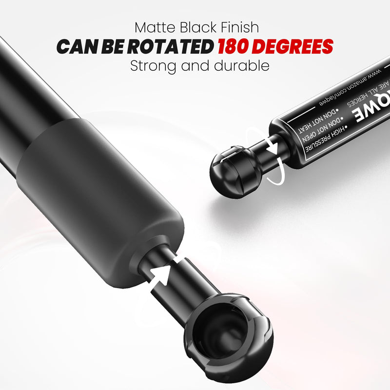 Truck Tailgate Assist Shock 43301 Compatible with 2009-2018 Dodge Ram 1500, 2010-2024 Dodge Ram 2500/3500, 2019-2024 Dodge Ram 1500 Classic black