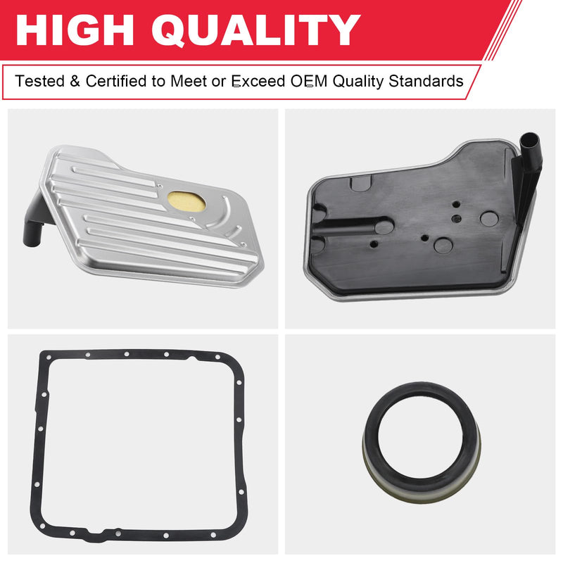 4l60e Automatic Transmission Filter Kit with Gasket Compatible with Buick Cadillac Chevy GMC Replaces# TF289