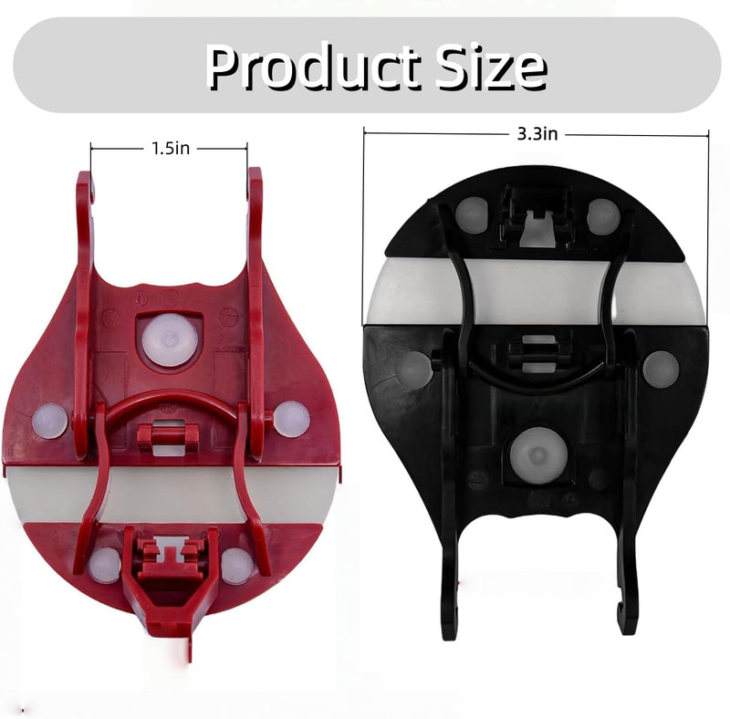 American Standard Toilet Flapper Replacement Kit 7381657-200.0070A | For Vormax Toilets (4270A, 4370A, 4570A), Dual Flappers with Silicone Seals, Metal Chain, Teeter Bar
