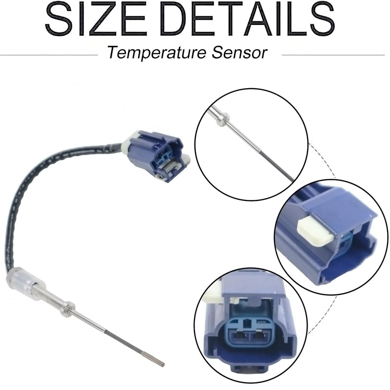 2872468 Exhaust Gas Temperature Sensor EGT Sensor Compatible for Cummins Diesel Fuel Engine ISM ISX Models