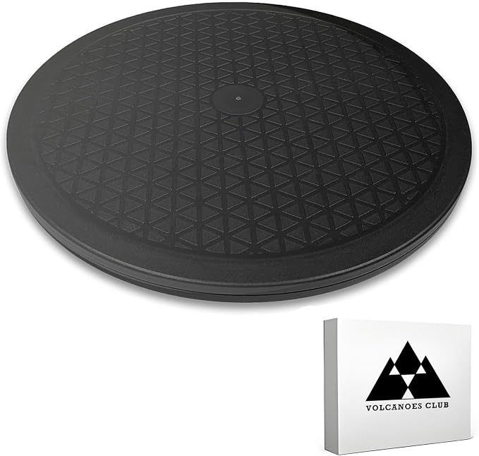 Upgraded 12 Inch 360° Lazy Susan Rotating Turntable Stand | Smooth rotation & heavy load capacity, equipped with 12 non-slip pads; ideal for monitor, laptop, plant, model, fish tank 12inch