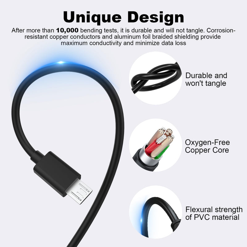 5 FT USB Charger for Kodak Pixpro FZ55 FZ45 FZ43, For Kodak Pixpro Astro Zoom AZ405 AZ401 AZ421 AZ252 AZ901 FZ152-RD FZ53-RD, for Kodak Easyshare Sport C142 C143 C183 C195 C1530 C1550 Charging Cable
