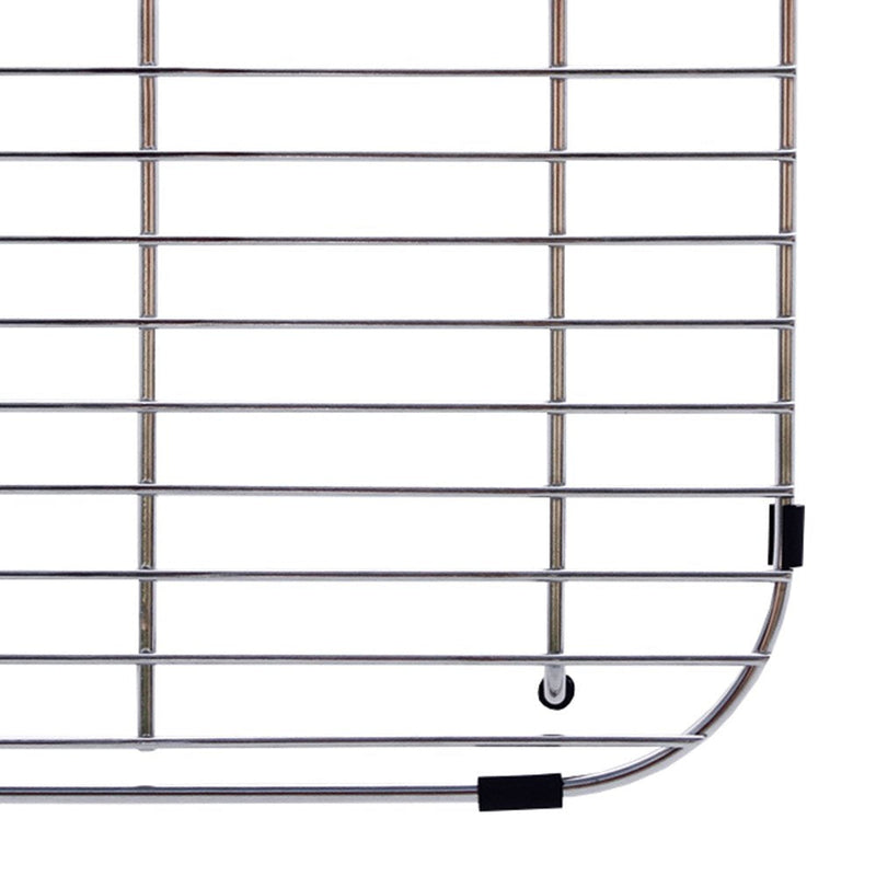 Franke Sink Protection Grid in Stainless Steel with Rear Drain, FGD75, 13.125" x 11.625" x 1.25"