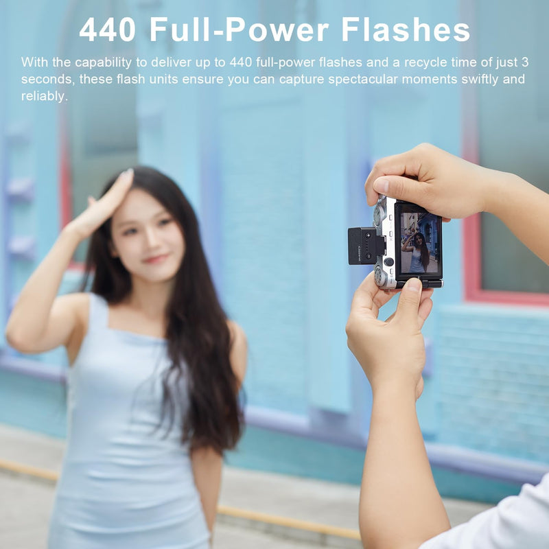 Godox Flash Godox iM20 Mini Flash Camera Flash with iM20DF White Diffuser - Black Color iM20(Black)+iM20DF
