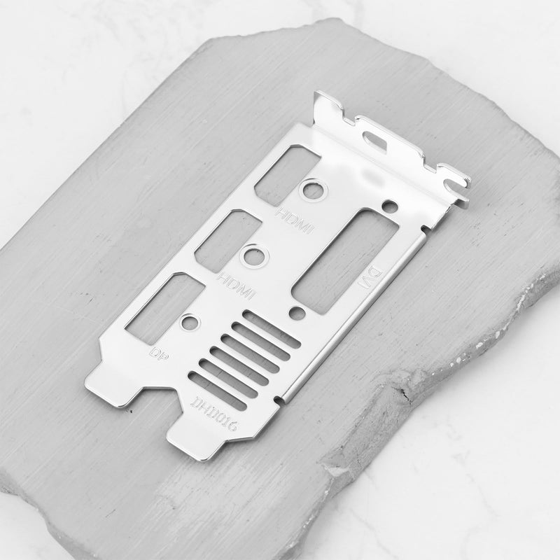Half Height GPU PCI Slot IO Bracket 8 cm Compatible with Gigabyte GTX 750 1050 1050 Ti 1650