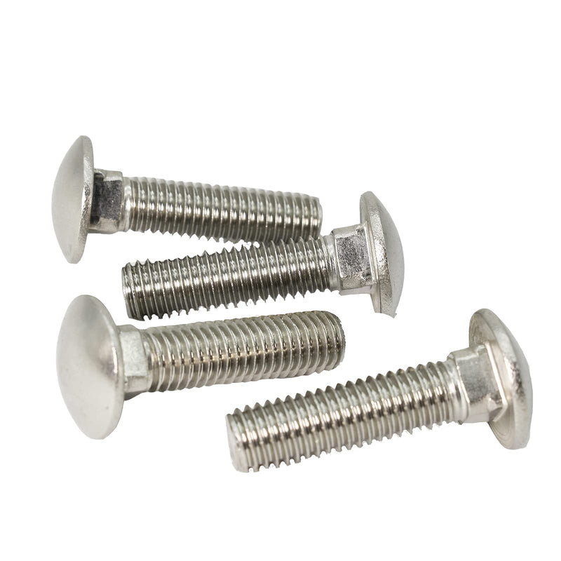 SANTIE 3/8"-16 x 1-1/4" 18-8 Stainless Steel Carriage Bolts (25 Pieces) 3/8"-16 X 1-1/4"(25pc)