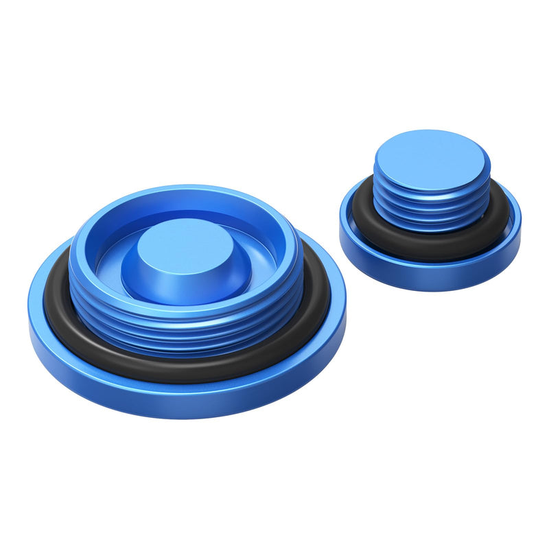 NICECNC Aluminum Engine Crankcase Cover Plugs Kit Compatible with Yamaha YZ450F 2006-2009 YFZ450 2004-2009 YFZ450 2012-2013 WR250F 2003-2014 WR450F 2003-2015