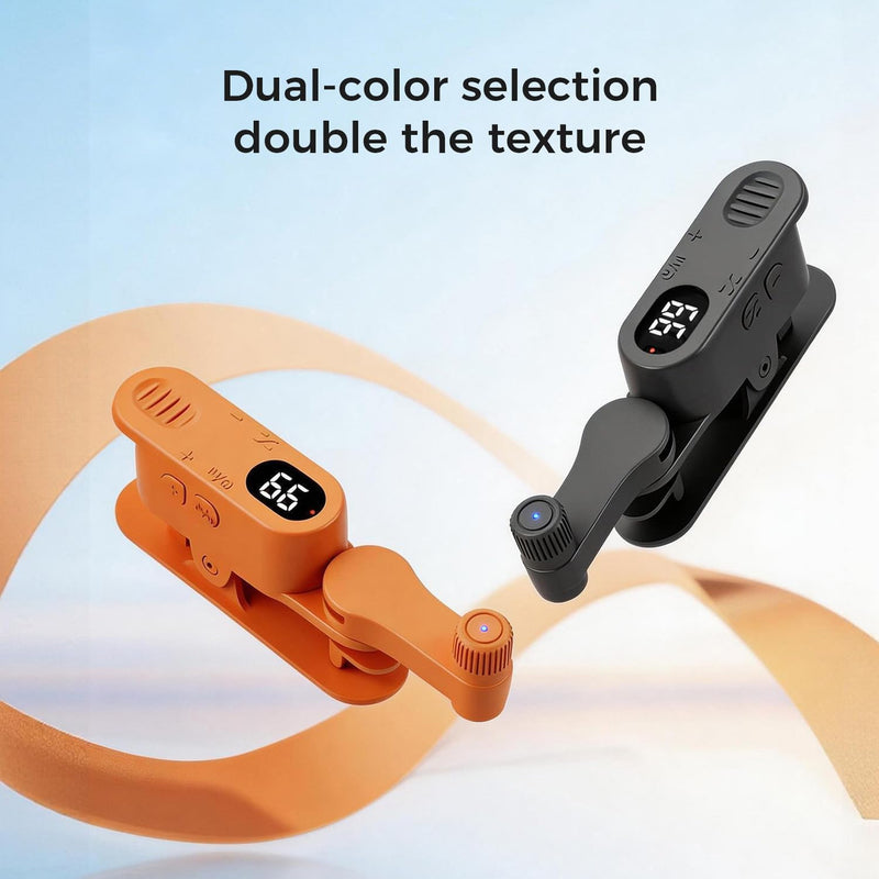 Wireless Auto Clicker with 8-Hr Battery, Silent Spatial Tapping, 1-99 CPS Speed & Memory, 210° Rotatable Arm, Compatible with iPhone/iPad/Android, for TikTok Live Broadcast Likes (Orange) Orange