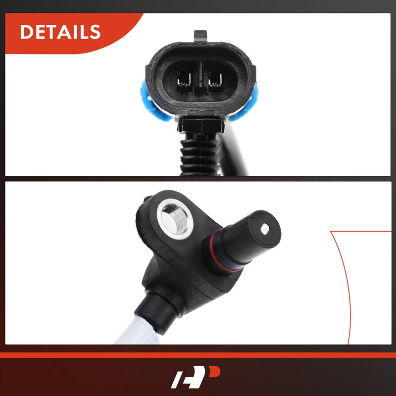 A-Premium Front ABS Wheel Speed Sensor Compatible with Chevy & GMC Models - Express 2500/3500, Savana 2500/3500 2003-2017, Express 4500 2009-2018, Savana 4500 2009-2017 - Front Driver and Passenger Pack of 2