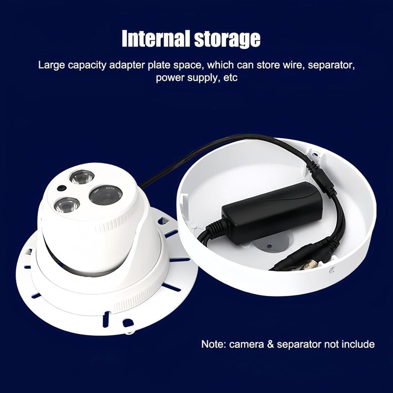 11.8"-23.6" I-Shapped Telescopic Adjustable Camera Mount Bracket, Heavy Duty Metal Wall Ceiling Mount for Dome CCTV Security Cameras, Universal Surveillance System Holder