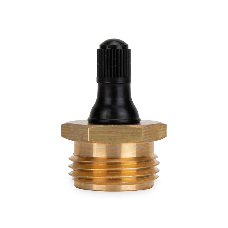 Camco RV Brass Blow Out Plug - Essential RV Winterizing Tool - Heavy-Duty Brass Construction - Helps Clear Your Water Lines During RV Winterization and Dewinterization (36153) 5.50 x 3.63 x 1.24 Inches