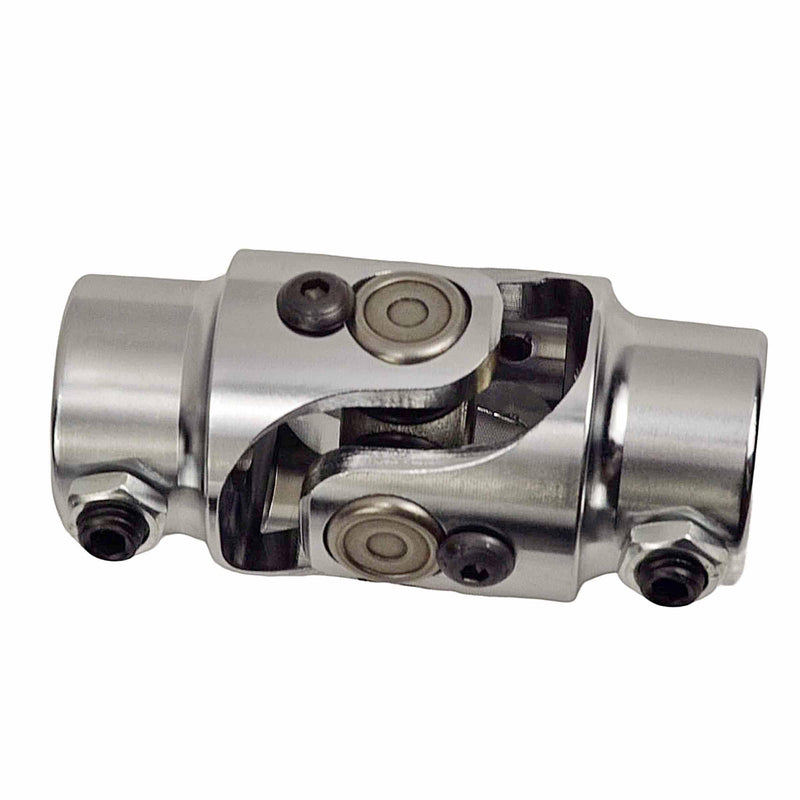 3/4" 36 Spline X 3/4" DD Steering Shaft U Joint Single Chrome Universal Joint Coupling 3/4"-36 Spline x 3/4" DD