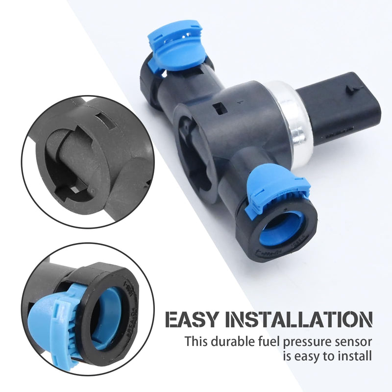 Fuel Pressure Sensor Replacement for Volvo S60 T5 T6 S80 V60 V90 XC40 XC60 V60 V90 S80 S90 2014-2019 Fuel Injection Pressure Sensor Replace# 31432653 31478293 31405791 31372030