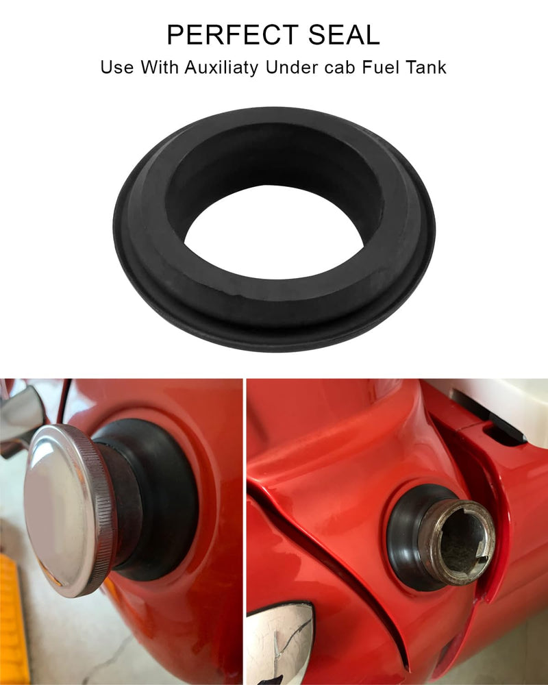 Gas Tank Fuel Neck Grommet Fit for Ford F-100 F-250 F-350 1957-1969 Pickup Truck, C7TZ-9080-A Fuel Gas Tank Filler Neck Tube Rubber Grommet Seal rubber Normal Version