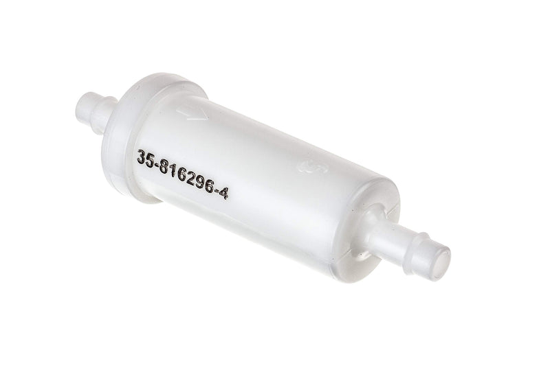 Quicksilver 816296Q2 Marine Engine Inline Fuel Filter with Barbs for 5/16" (8mm) Fuel Lines