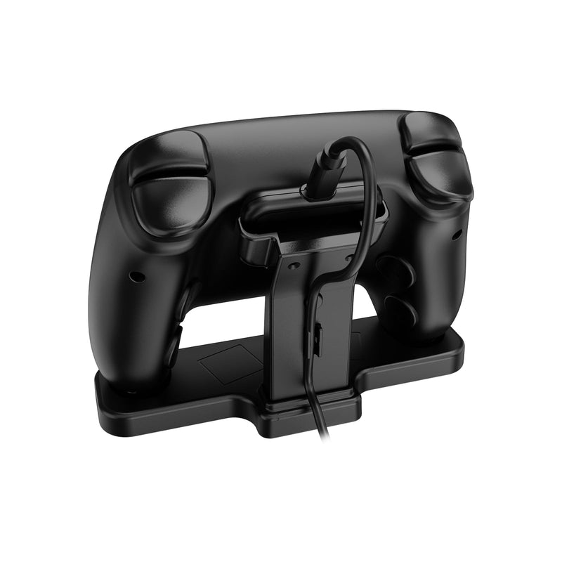 Desktop Charing Stand for Steam Controller 2 (2026) | Steam Controller 2 Holder Base,Cable Management,Puck Support and Anti-Slip Silicone Pad
