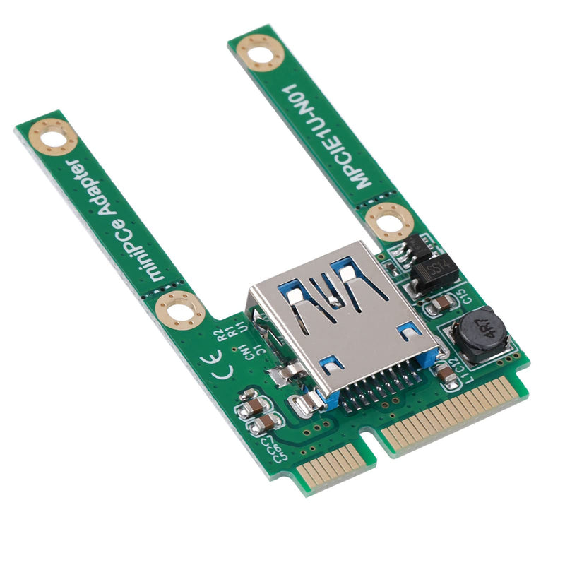 Msata Adapter, USB to Half Mini Pcie USB 2.0 Network Card, MSATA to USB Conversion Card Mini PCI - E Expansion Converter Adapter USB2.0 mPCI - E